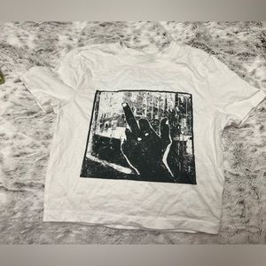 Urban outfitters middle finger tee